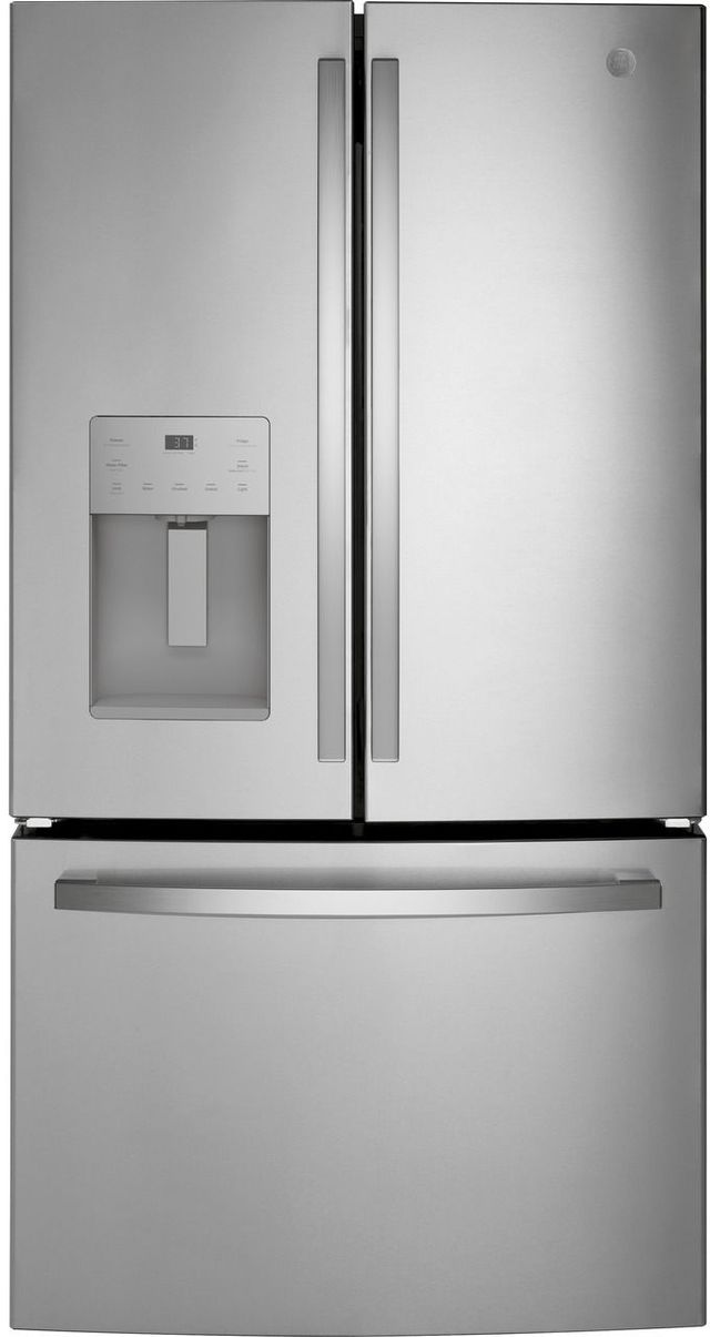 GE® 36 in. 25.6 Cu. Ft. Fingerprint Resistant Stainless Steel French Door Refrigerator - My Store