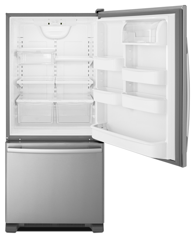 Amana® 30 in. 18.7 Cu. Ft. Stainless Steel Bottom Freezer Refrigerator - My Store