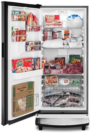 Gladiator® 17.8 Cu. Ft. Black Upright Freezer