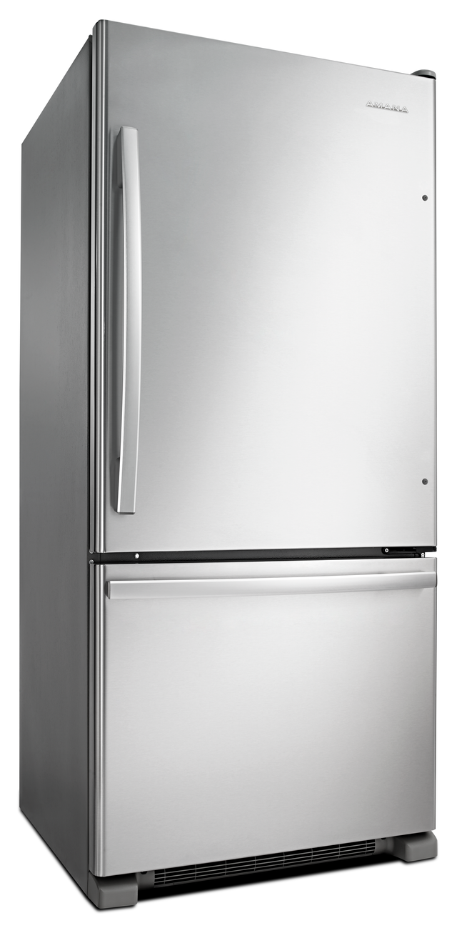 Amana® 30 in. 18.7 Cu. Ft. Stainless Steel Bottom Freezer Refrigerator - My Store