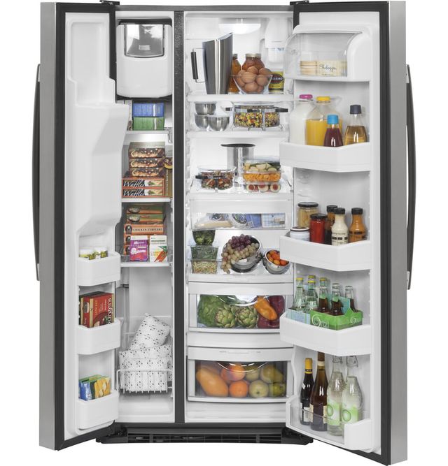 Crosley® 33 in. 23.2 Cu. Ft. Stainless Steel Side by Side Refrigerator