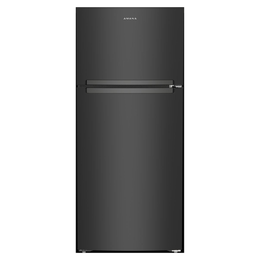 Amana® 28 in. 16.4 Cu. Ft. Black Top Freezer Refrigerator - My Store