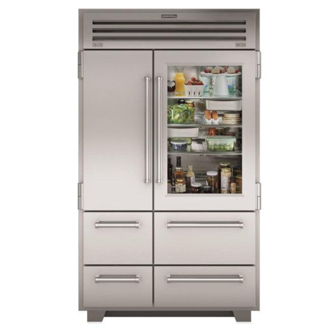 Sub-Zero® PRO 48 in. 30.4 Cu. Ft. Stainless Frame Built In Side-by-Side Refrigerator