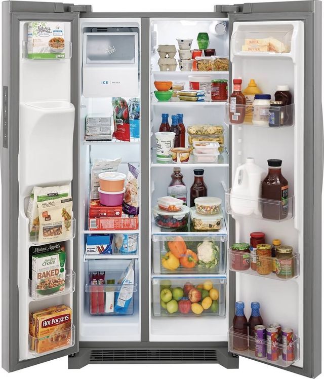 Frigidaire® 33 in. 22.3 Cu. Ft. Stainless Steel Side-by-Side Refrigerator - My Store