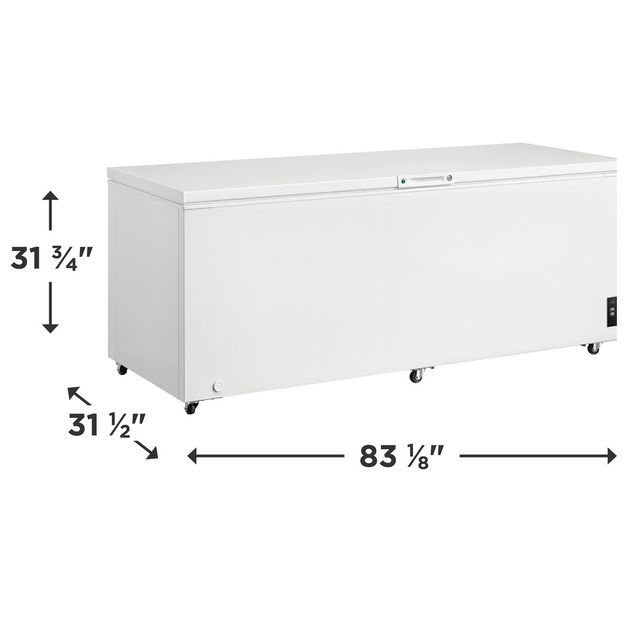 Frigidaire® 24.8 Cu. Ft. White Chest Freezer - My Store