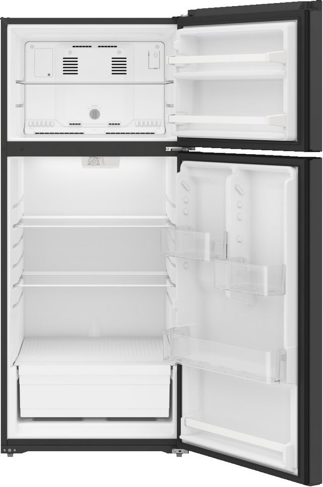 Amana® 28 in. 16.4 Cu. Ft. Black Top Freezer Refrigerator - My Store