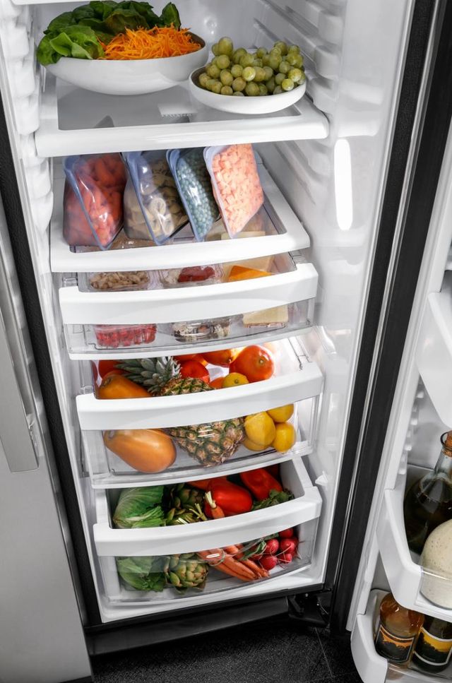 GE Profile™ 36 in. 25.3 Cu. Ft. Stainless Steel Side-by-Side Refrigerator - My Store