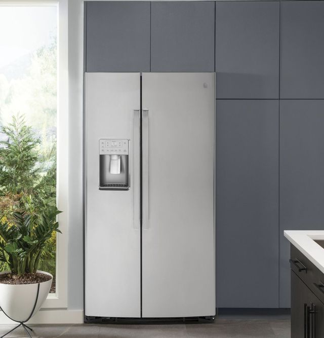 GE Profile™ 36 in. 25.3 Cu. Ft. Stainless Steel Side-by-Side Refrigerator - My Store
