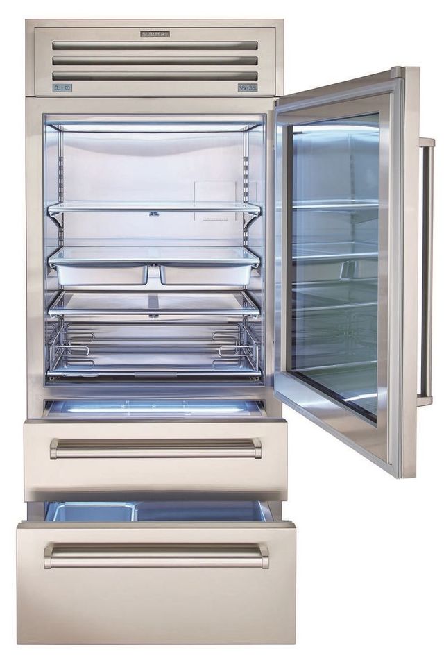 Sub-Zero® PRO Series 36 in. 22.7 Cu. Ft. Stainless Steel Bottom Freezer Refrigerator - My Store