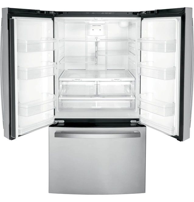 GE® 36 in. 27.0 Cu. Ft. Fingerprint Resistant Stainless Steel French Door Refrigerator - My Store