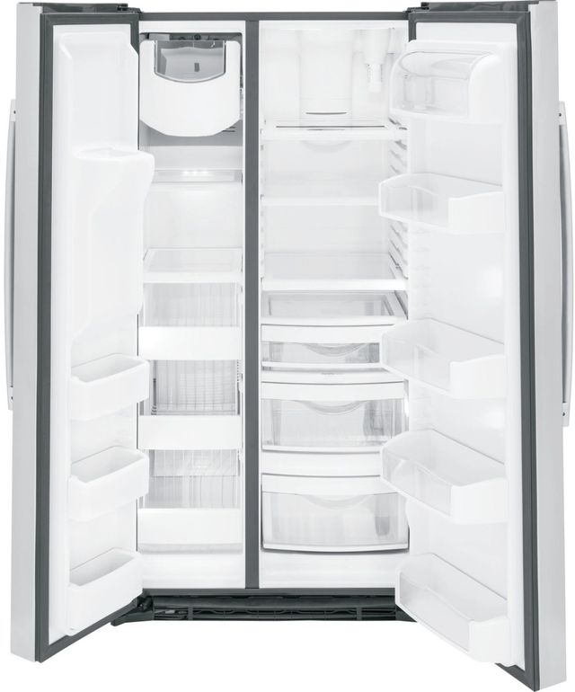 GE Profile™ 36 in. 25.3 Cu. Ft. Stainless Steel Side-by-Side Refrigerator - My Store