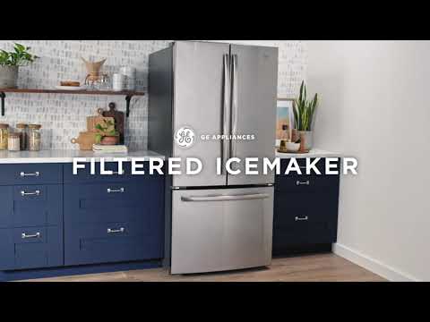 GE® 36 in. 27.0 Cu. Ft. Fingerprint Resistant Stainless Steel French Door Refrigerator - My Store
